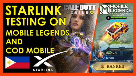 STARLINK PH MOBILE GAMES PING REVEAL ON MOBILE LEGENDS & CALL OF DUTY ...