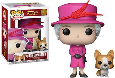 Funko Royals Pop Royals Queen Elizabeth II Vinyl Figure 01 Pink - ToyWiz