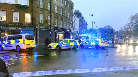 Three hurt in south London moped shooting