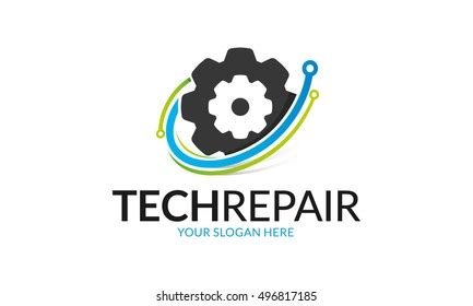 Tech Repair Logo Stock Vector (Royalty Free) 496817185 | Shutterstock