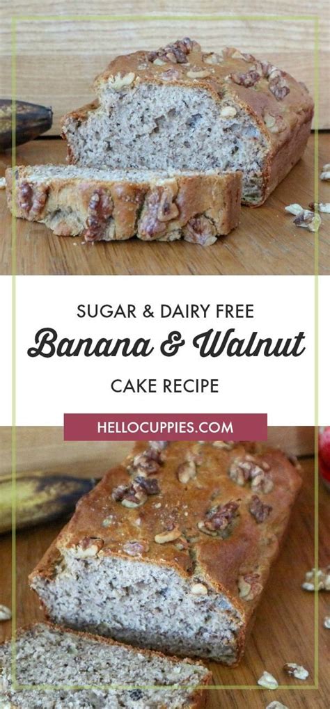 Baking with Canderel - Banana and Walnut Cake | Recipe | Dairy free cake recipe, Clean eating ...