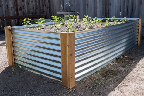 How To Build a Corrugated Metal Raised Bed - MK Library