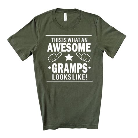 Funny Grandpa T-shirt, Cute Father's Day Shirt, Granddad Birthday Gift ...