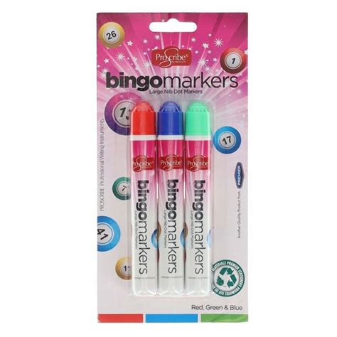 Bingo Paint Markers Pack of 3 – ABC School Supplies
