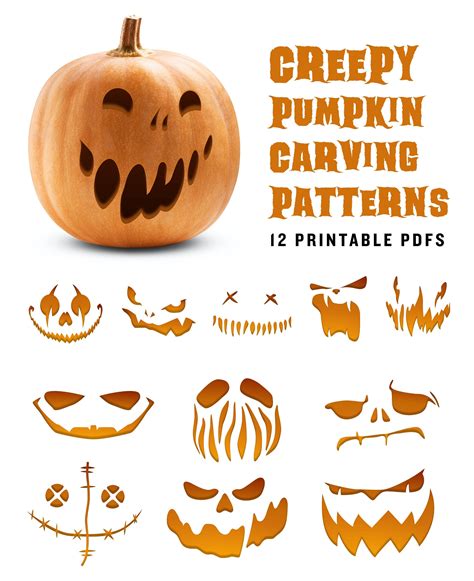 Scary Jack O Lantern Patterns