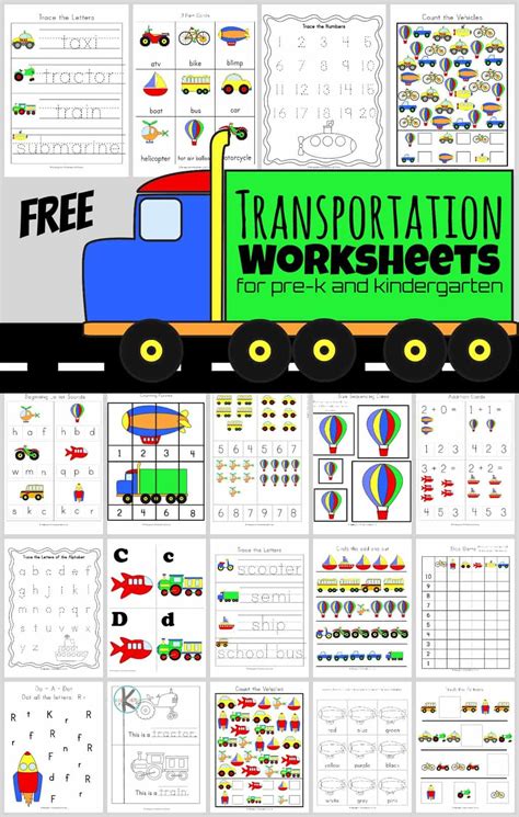 Kids School Activities Clipart Worksheet