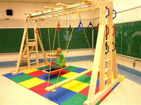 An indoor playground that can be made to fit in whatever room you have ...