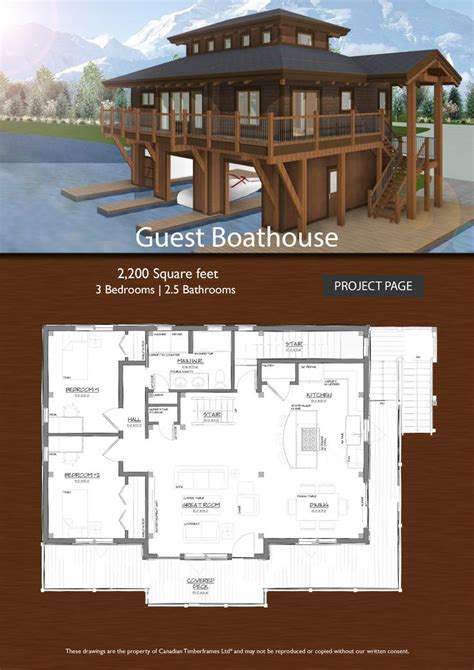 the floor plan for a guest house