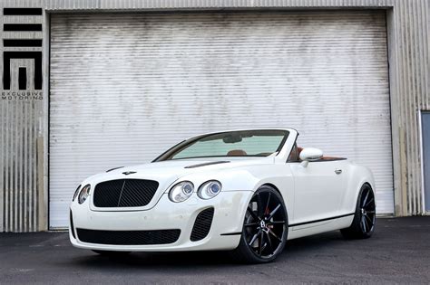 Exclusive Motoring Puts Its Hands on White Bentley Continental GT Convertible — CARiD.com Gallery