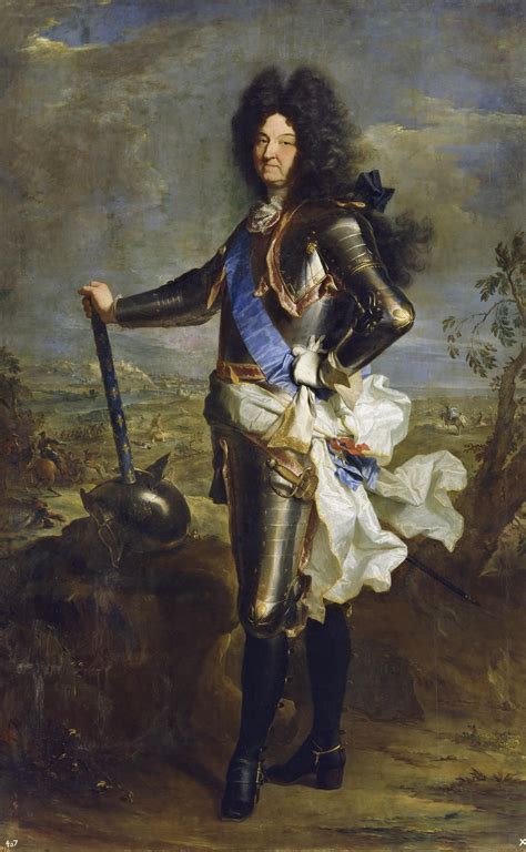 Louis XIV (1701, Museo Nacional del Prado, Madrid) de Hyacinthe Rigaud ...