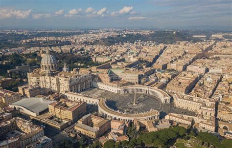 Aerial View of Vatican City Stock Photo - Image of religion, history ...