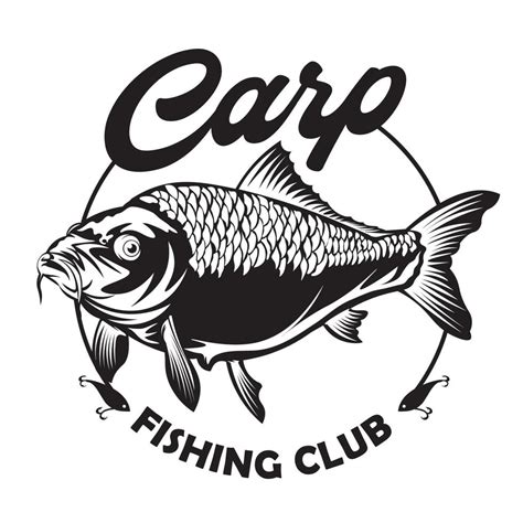 Carp fishing logo, perfect for fish supplier company and brand product logo and t shirt design ...