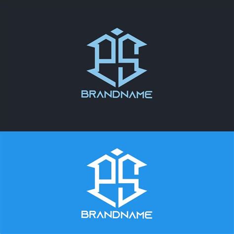 Premium Vector | Modern monogram initial letter ps logo design template