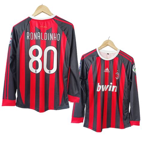 Ac milan Ronaldinho Retro Jersey | Retro Collection - Cyberried Store