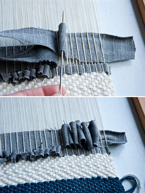 Best of Weaving Techniques || Weaving with Denim | The Weaving Loom