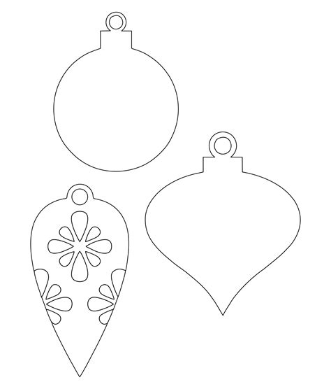 Christmas Shapes Template - 10 Free PDF Printables | Printablee