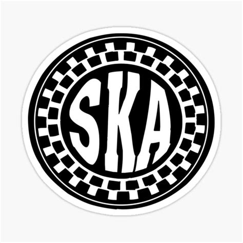 "Ska Logo" Sticker for Sale by Bellwood72 | Redbubble