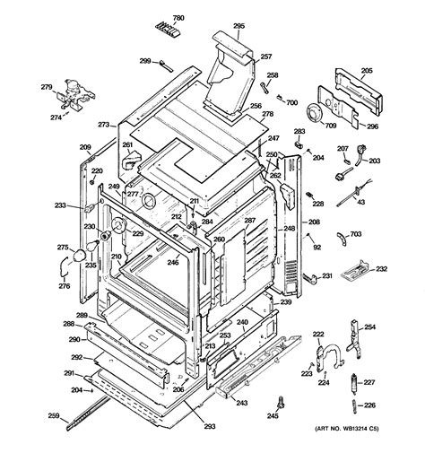 Ge Electric Range Parts Diagram