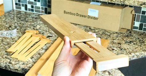 These Bamboo Drawer Dividers Are a Game Changer - & Under $6 Each!