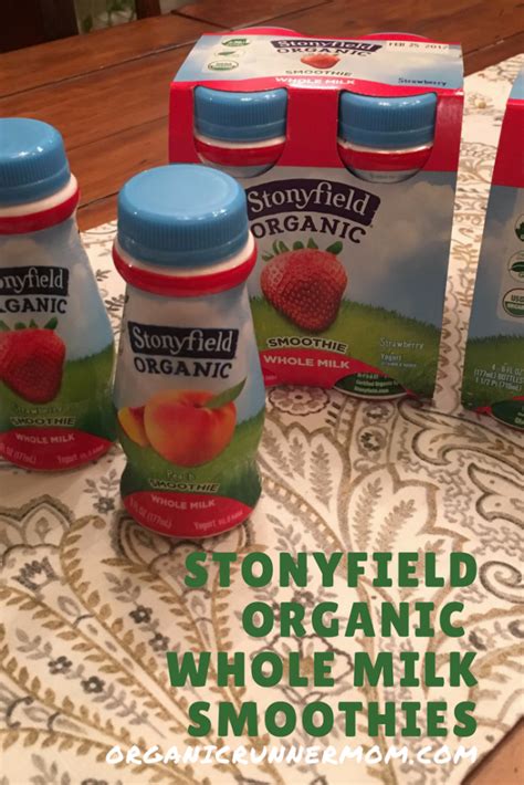 Stonyfield Whole Milk Yogurt Smoothies for the win! - Organic Runner Mom