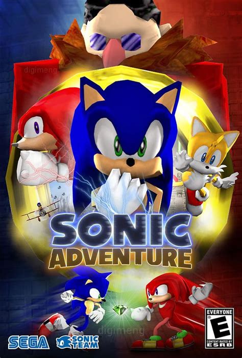 [OC] I made a modern Sonic Adventures cover in style of the Sonic The ...