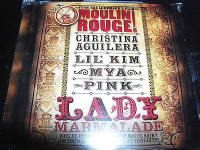 Moulin Rouge Lady Marmalade Aus CD Single Ft Christina Aguilera Pink Lil Kim Mya | eBay