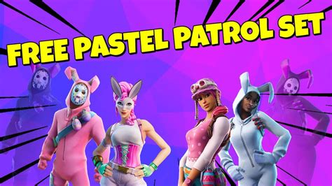 FREE PASTEL PATROL SET - How to UNLOCK ALL EASTER SKINS for FREE in Fortnite - FREE EASTER ...