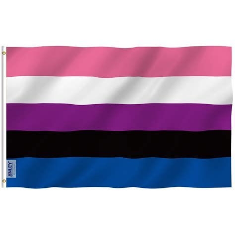 Anley 3x5 feet Genderfluid Flag - Genderfluid Pride Flags Polyester - Walmart.com