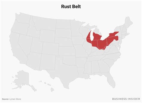 MAP: From the Bible Belt to the Rust Belt, the United States has 13 distinct 'belts'