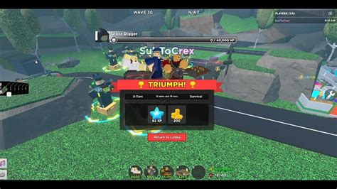 ROBLOX TDS 5 GOLD MINNIGUNNERS VS GRAVE DIGGER - YouTube