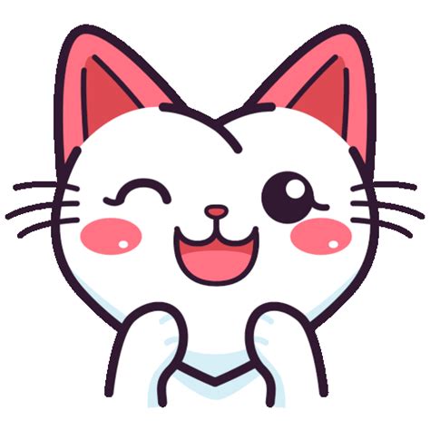 Happy Kitten Sticker - Happy Kitten Laughter - Discover & Share GIFs