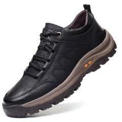 Men's Casual Leather Good Arch Support & Non-slip Outdoor Breathable W