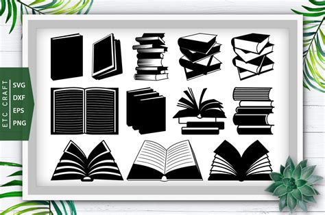 Book Silhouette Svg