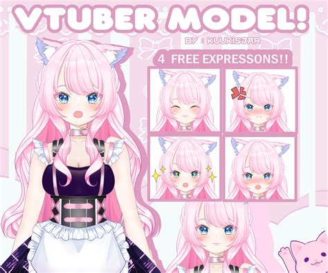 Custom Professional LIVE2D VTUBER Model Illustration - Etsy