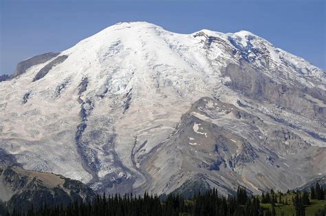 Mount Rainier - Glacier (1) | Cascade Range | Pictures | United States in Global-Geography