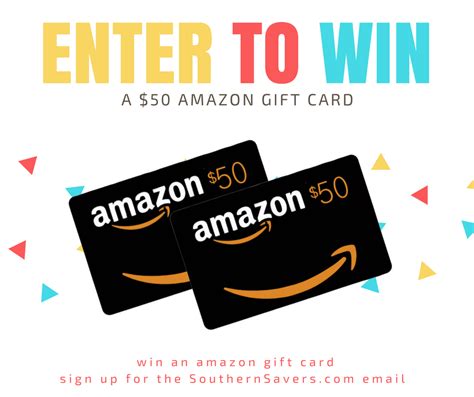 Amazon Gift Card Giveaway + Email Giveaway Winners :: Southern Savers