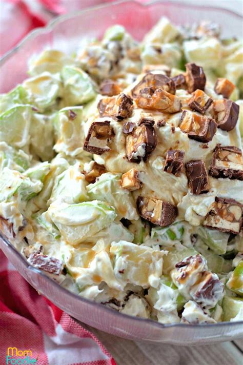 Snicker Apple Salad - Snickers Salad - Mom Foodie