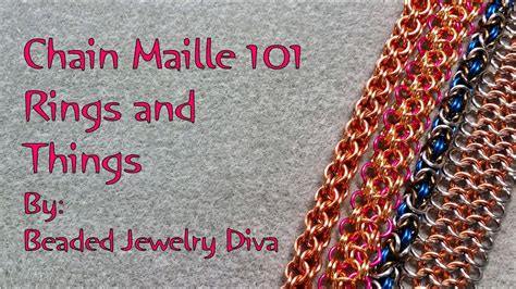 Chain Maille 101 - Intro to Chain Mail Jewelry, Part 1 - YouTube