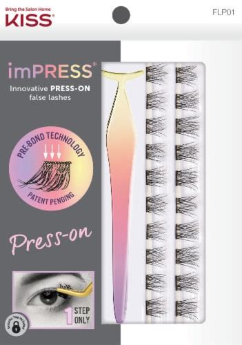 Kiss® imPRESS® Kit 02 Innovative Press on False Eye Lashes, 1 ct - Pick ...