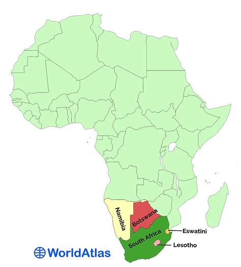 Southern African Countries - WorldAtlas