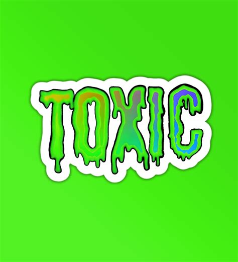 TOXIC Sticker – Peeekaboo