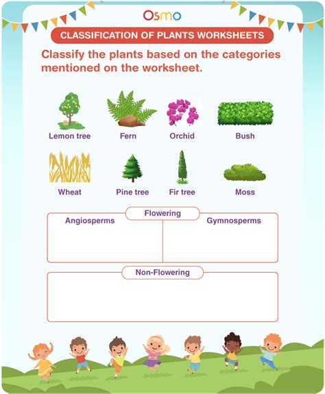 Classification Of Plants For Kids Worksheets – NBKomputer