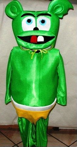 Cute Gummy Bear Mascot Costume for Halloween