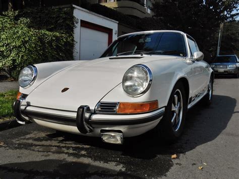 Seattle's Parked Cars: 1970 Porsche 911E Targa