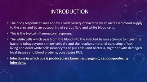 Pyogenic infection