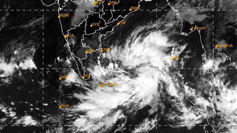 Cyclone Michaung to Make Landfall Near Chennai on the Evening of ...