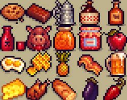 Free Pixel Food | GameDev Market