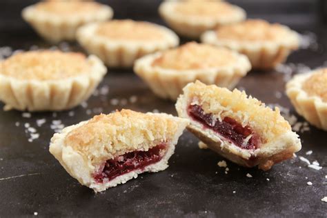 Coconut Tartlets, or Coconut and Raspberry Jam tarts are a big thing in ...