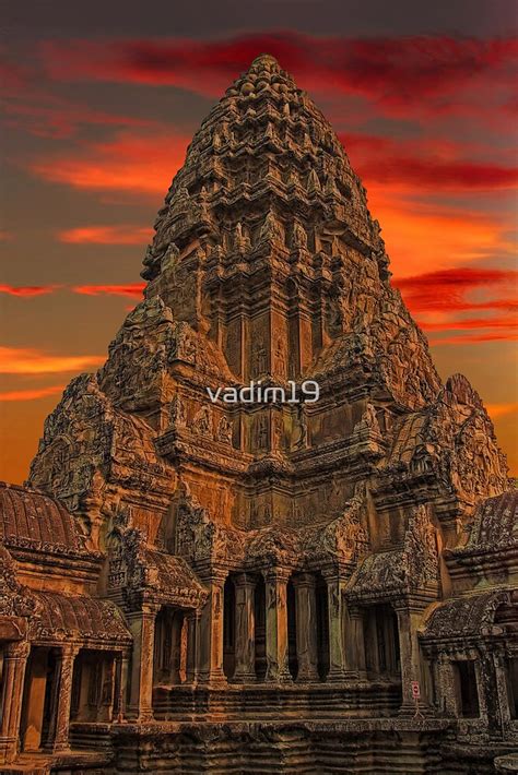 "Cambodia. Angkor Wat. Sunset." by vadim19 | Redbubble