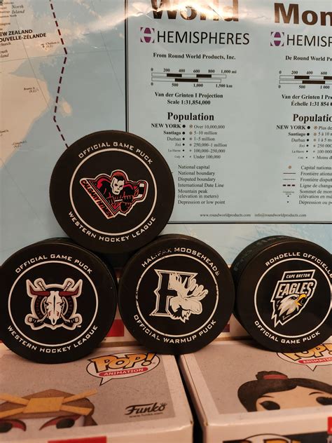 My hockey puck collection so far :) : r/hockeyFandom